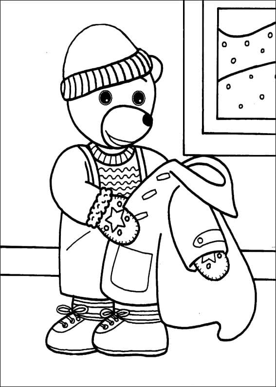 Coloriage Petit Ours Brun 19