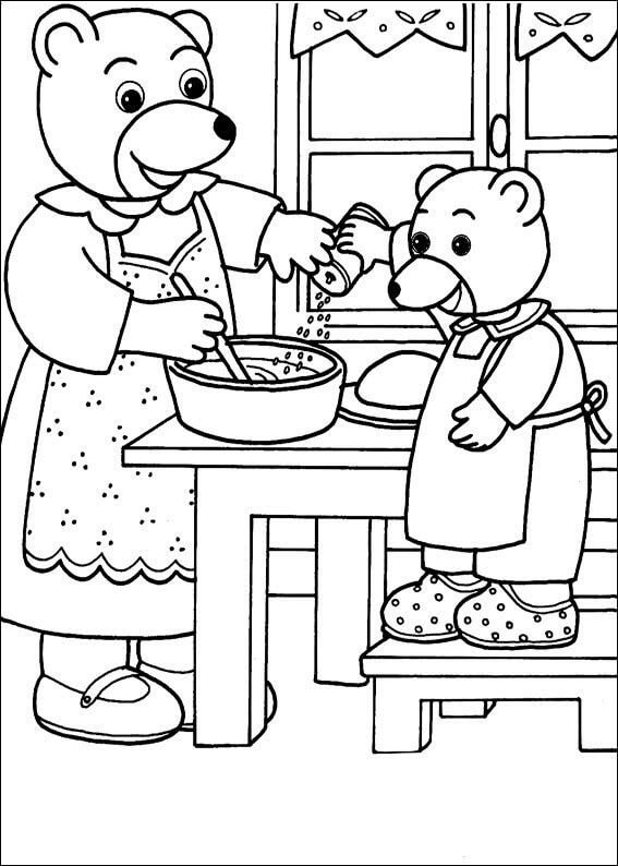 Coloriage Petit Ours Brun 4