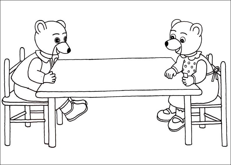 Coloriage Petit Ours Brun 9