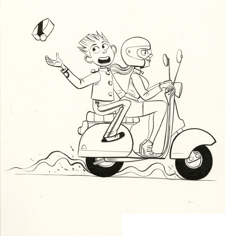 Coloriage Spirou et Fantasio 23