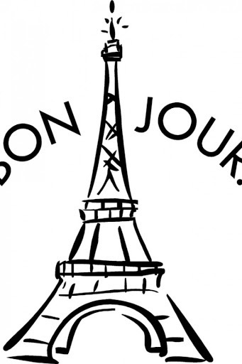 Coloriage Tour Eiffel Simple 4 à imprimer
