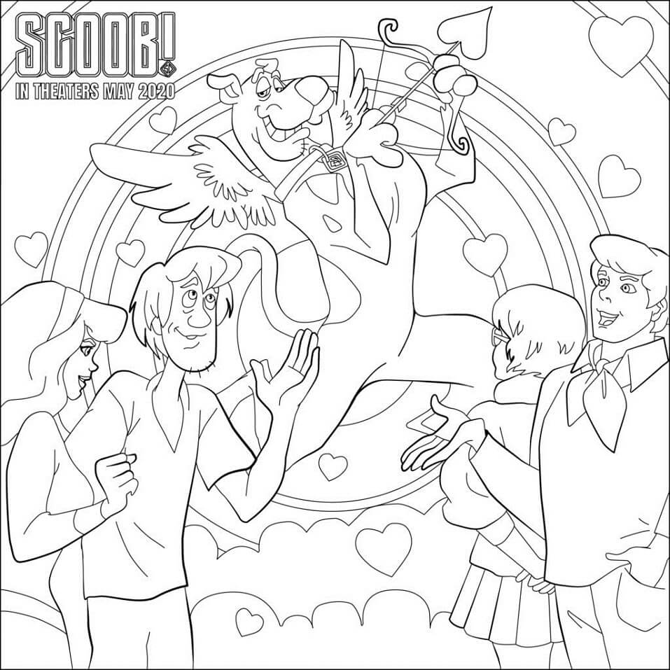 Coloriage Scooby 10