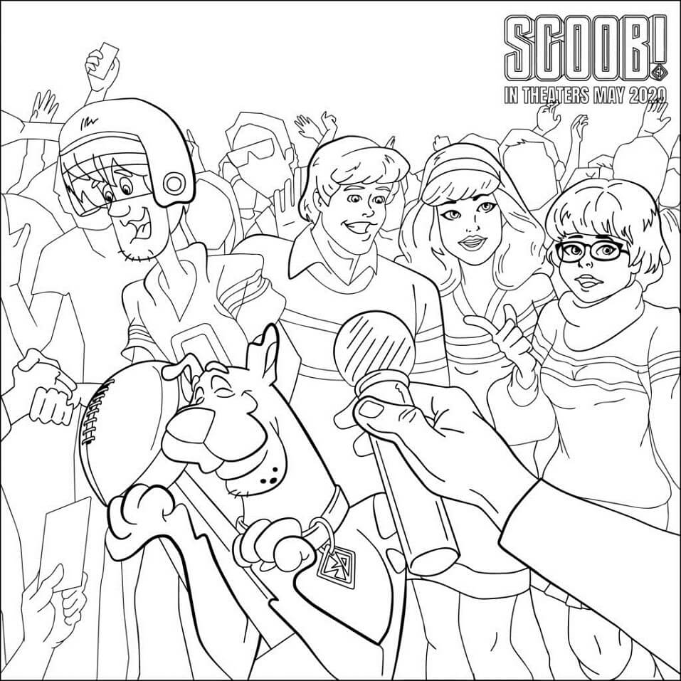 Coloriage Scooby 11