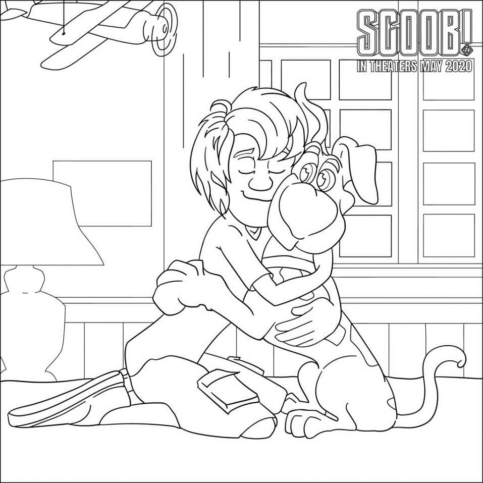 Coloriage Scooby 13