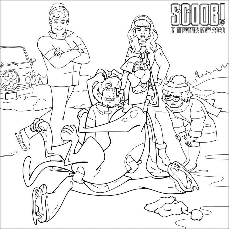 Coloriage Scooby 16