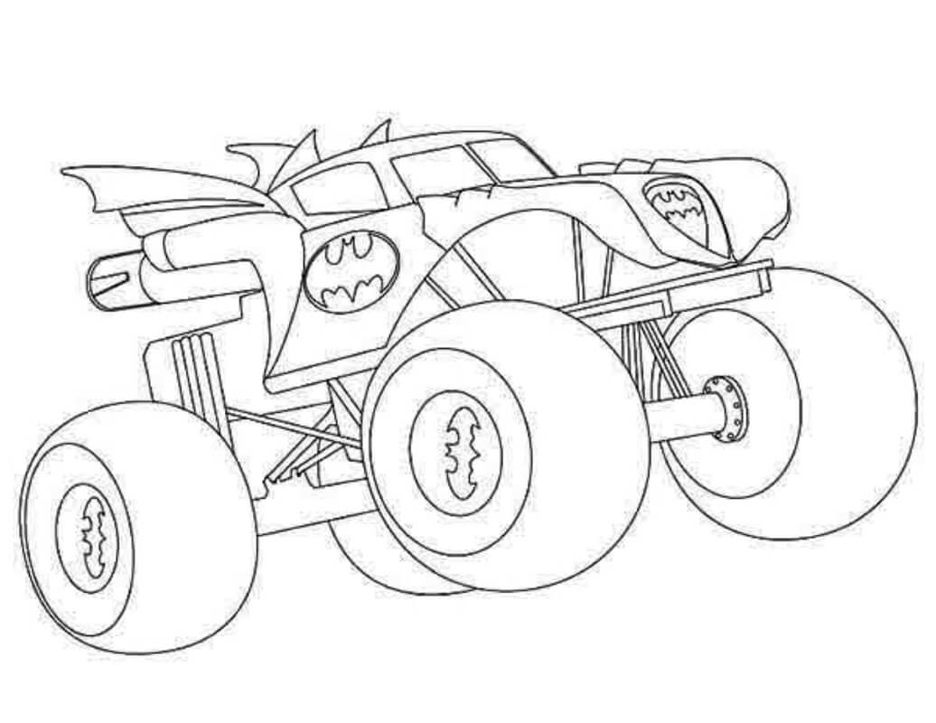 Coloriage monster truck 7