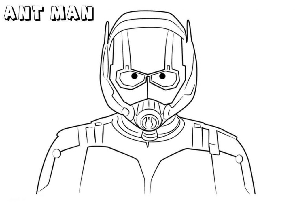 Coloriage ant man 5 à imprimer