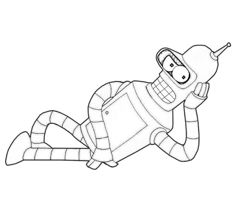 Coloriage bender 1