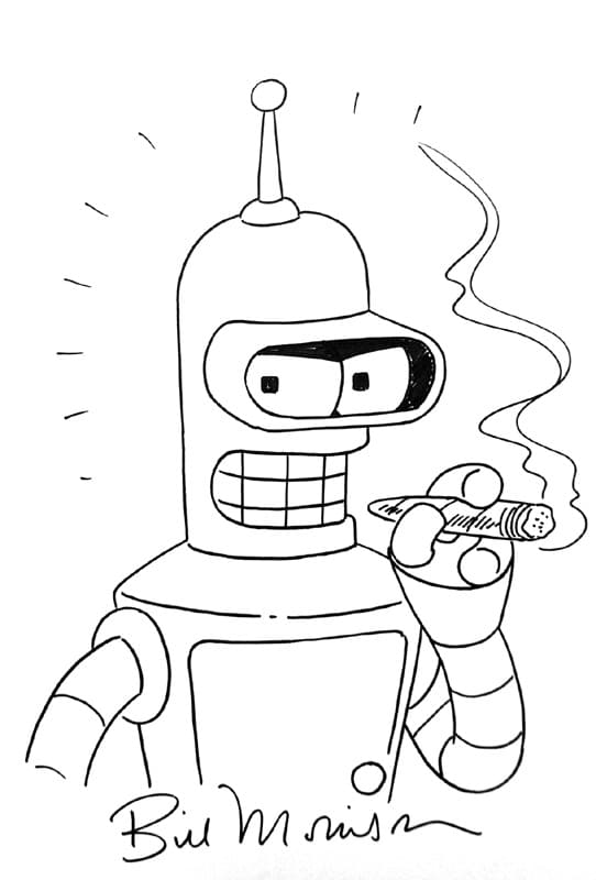 Coloriage bender 10