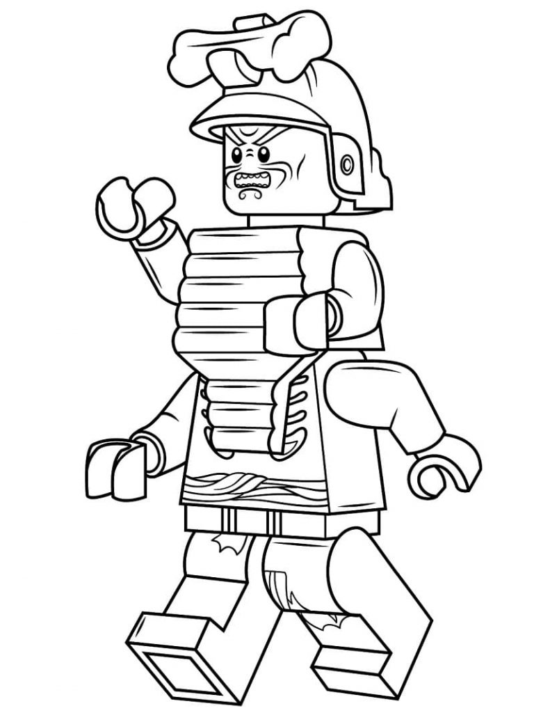 Coloriage garmadon de ninjago à imprimer