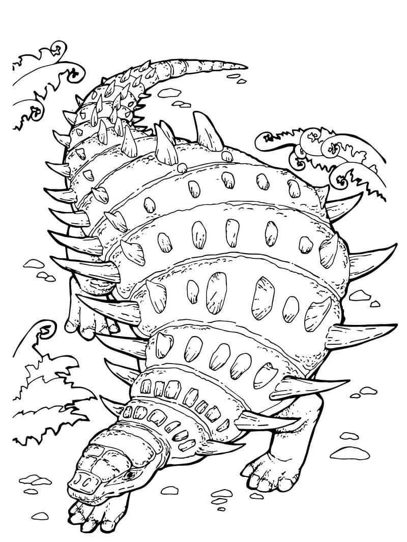 Coloriage hylaeosaurus