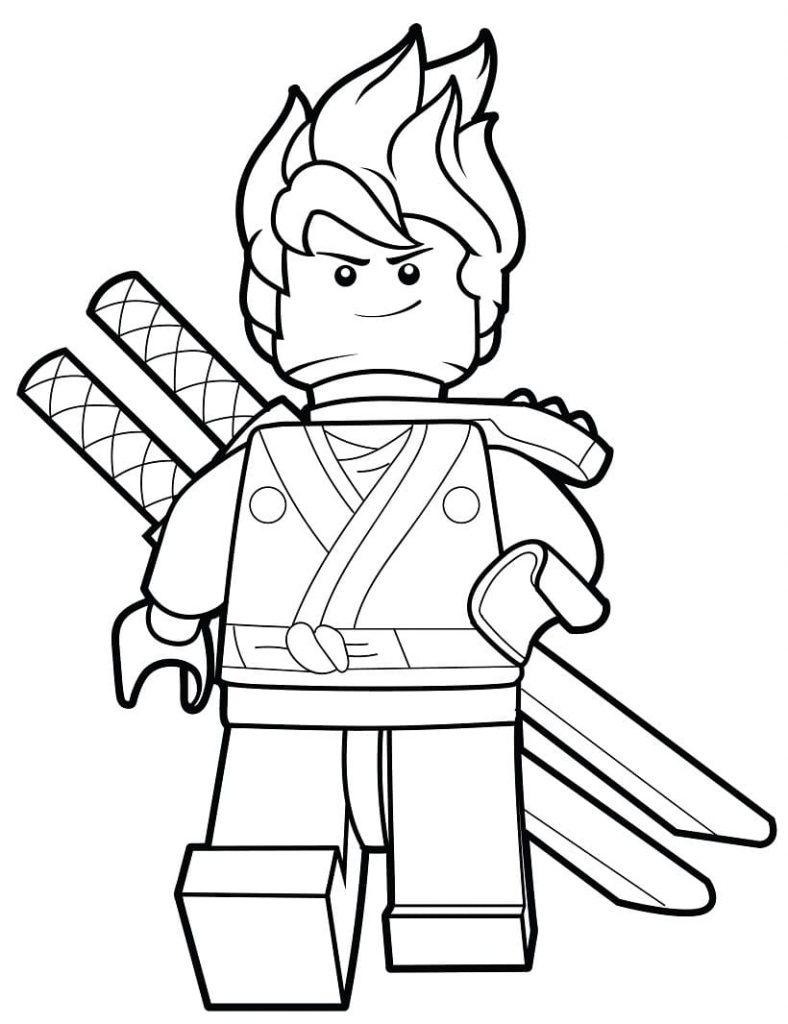 Coloriage kai de ninjago à imprimer