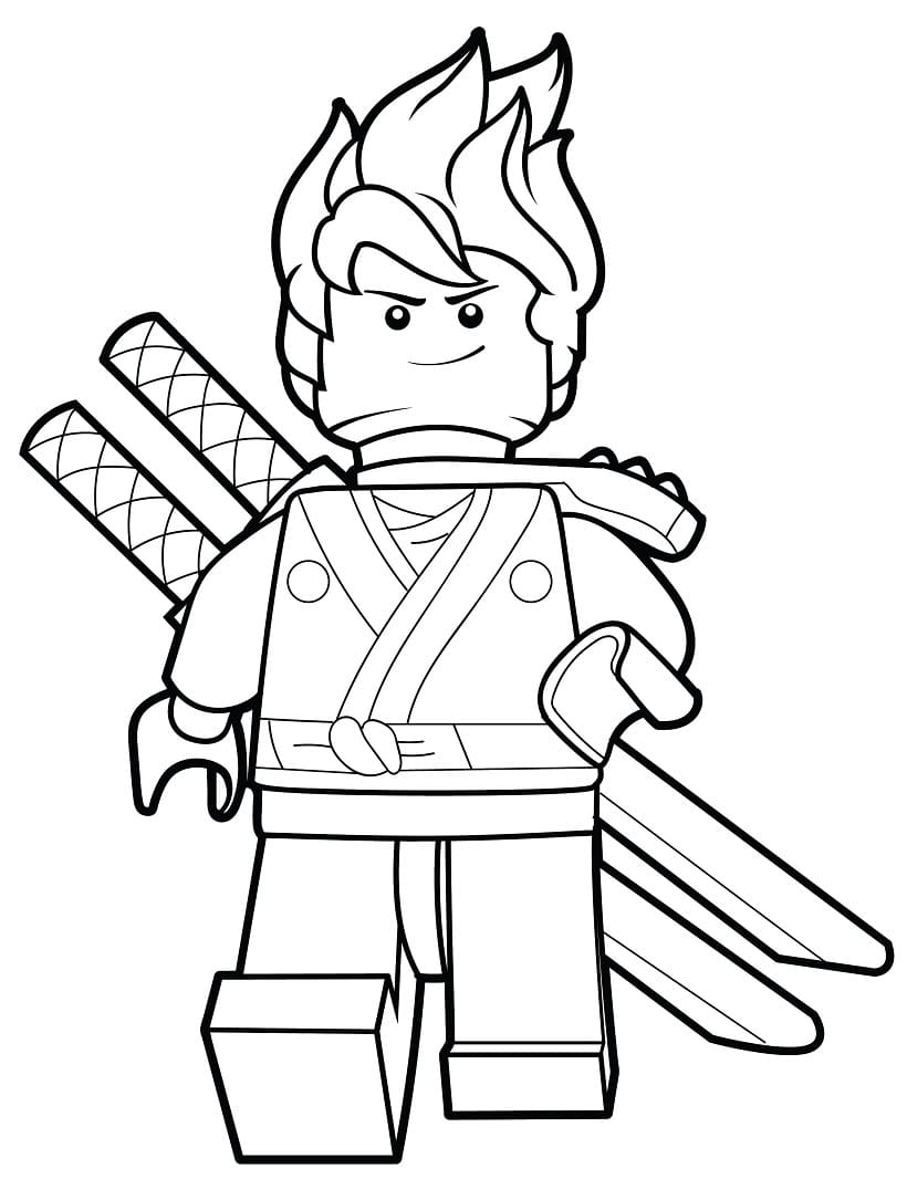 Coloriage kai de ninjago - Dessin gratuit à imprimer