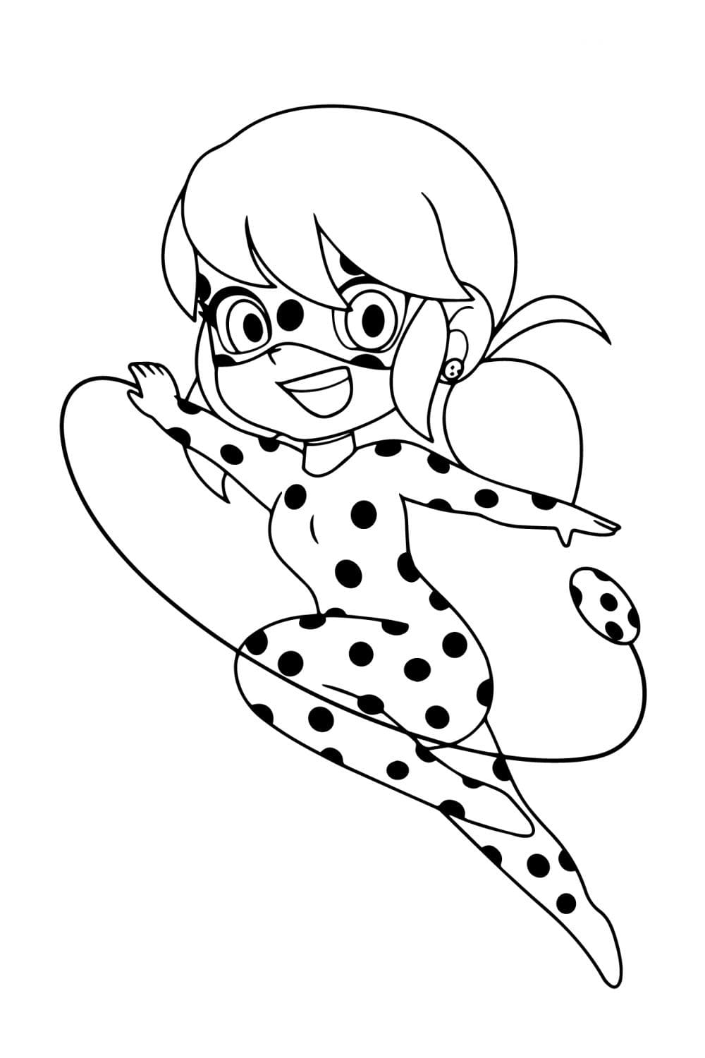 Coloriage ladybug 1