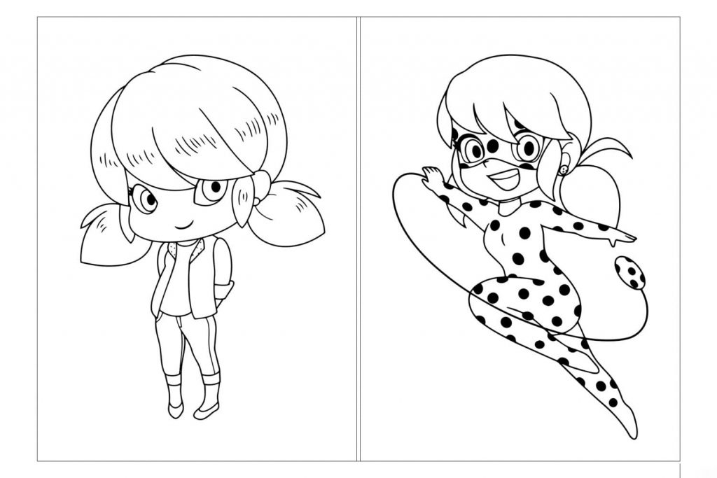 Coloriage ladybug à imprimer