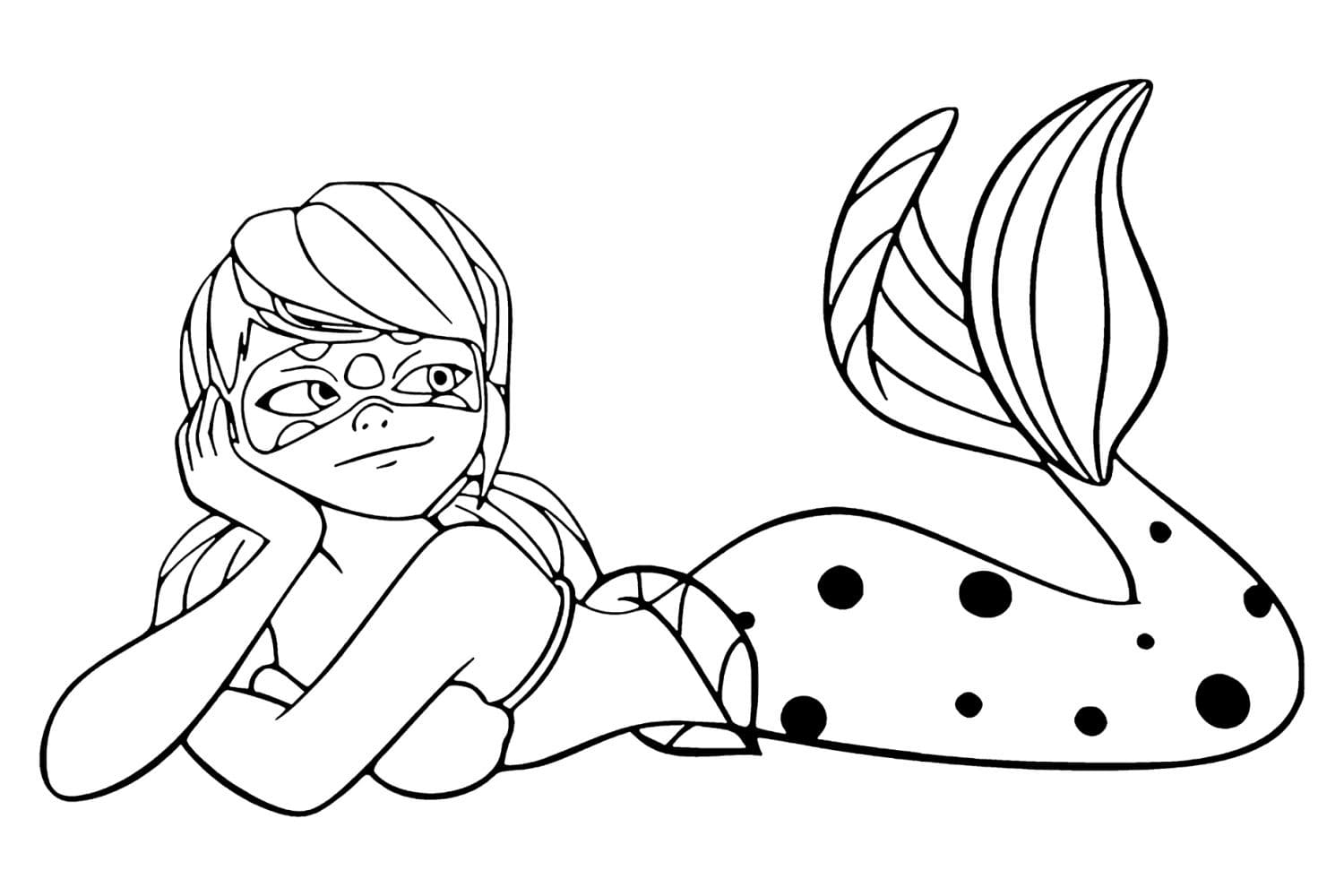 Coloriage ladybug 2