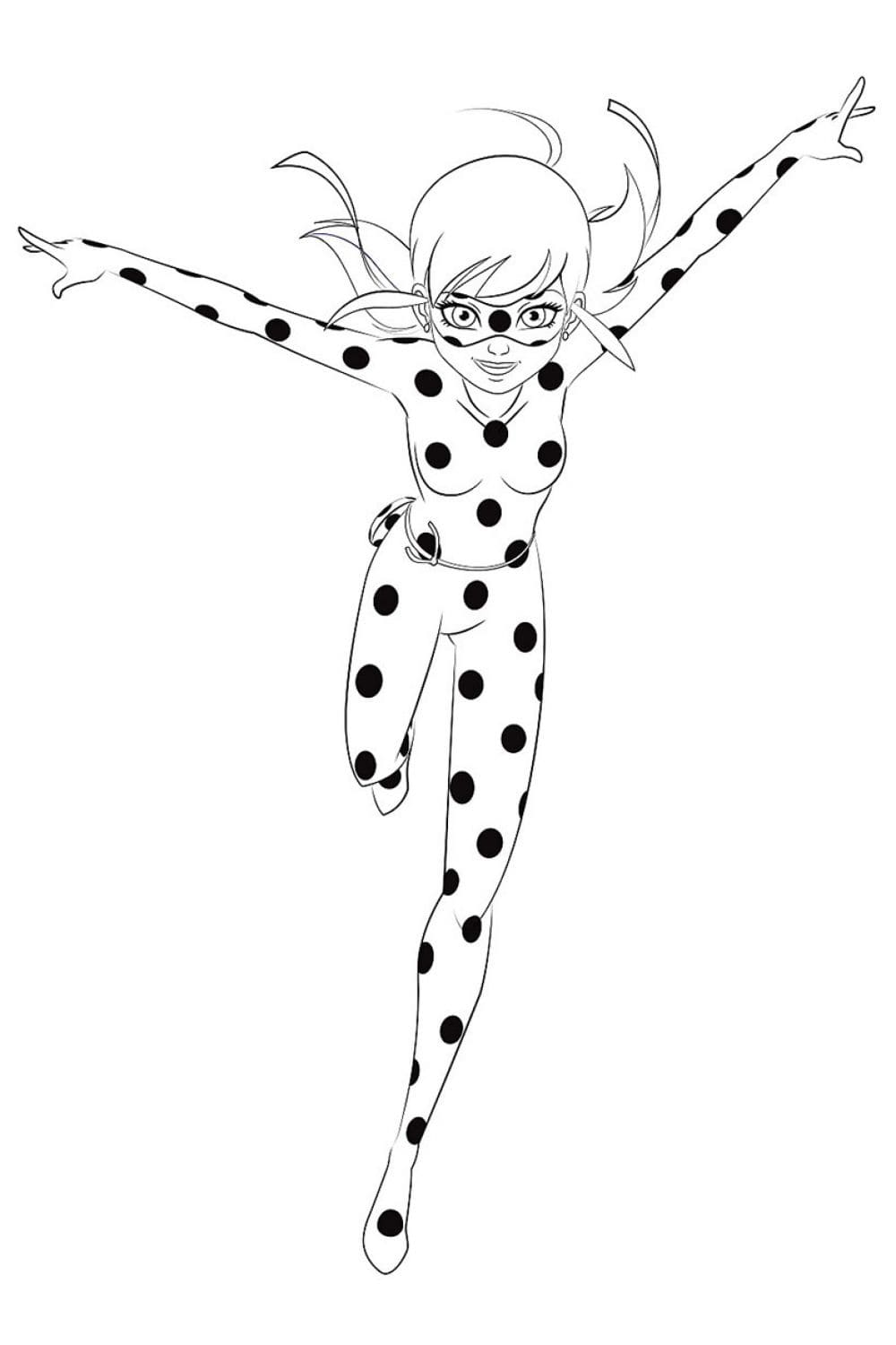 Coloriage ladybug 3