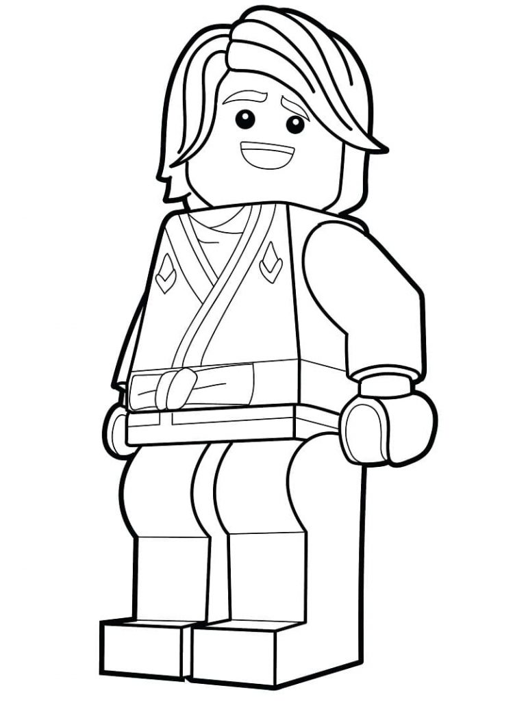 Coloriage lloyd de ninjago à imprimer