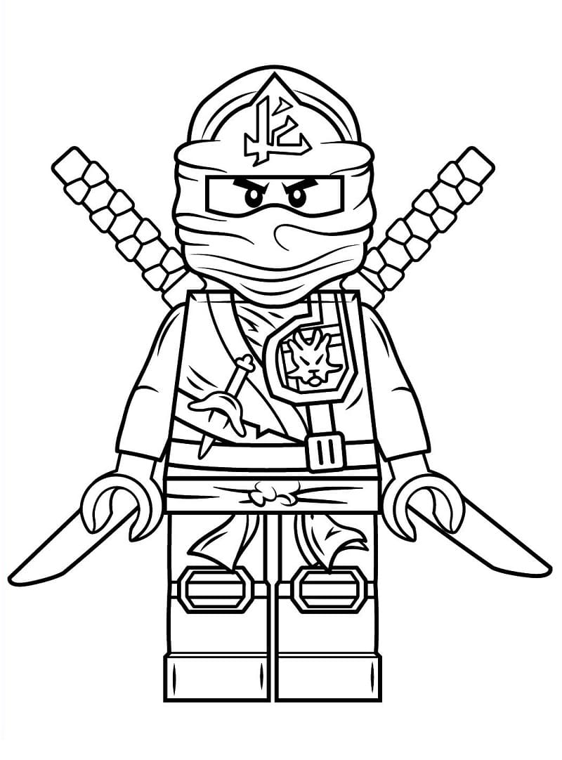 Coloriage lloyd garmadon