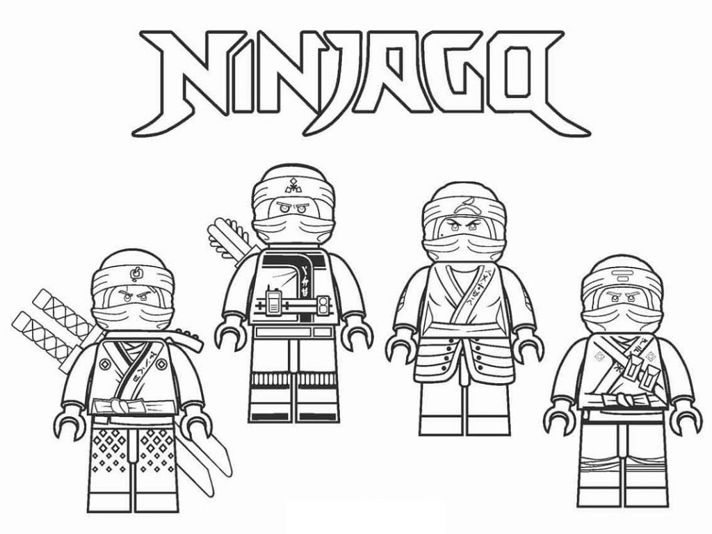 Coloriage ninjago 1 à imprimer