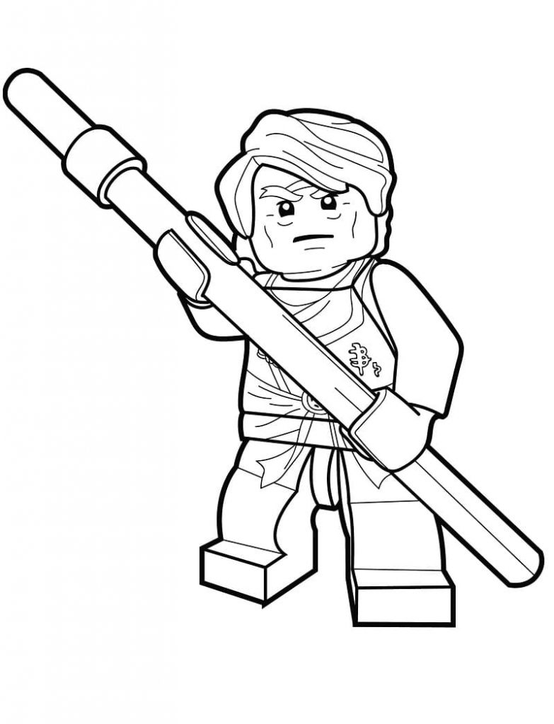 Coloriage ninjago 5 à imprimer