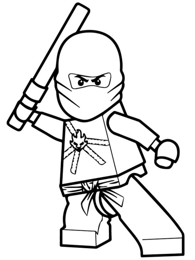 Coloriage ninjago 6 à imprimer