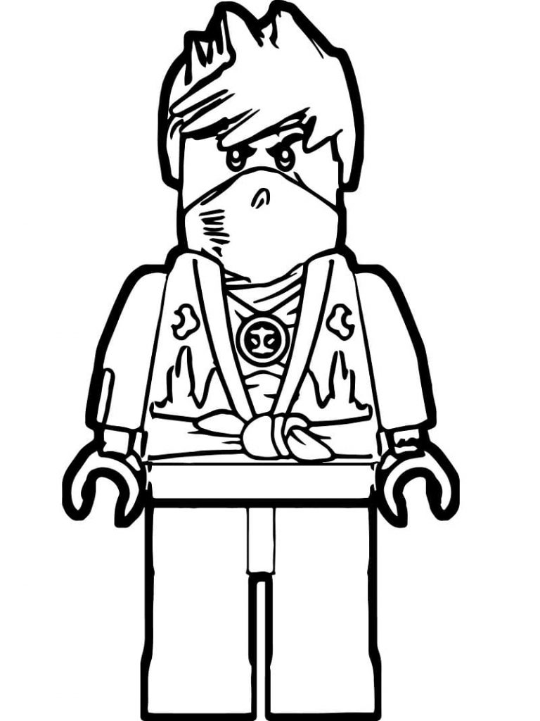 Coloriage ninjago kai à imprimer