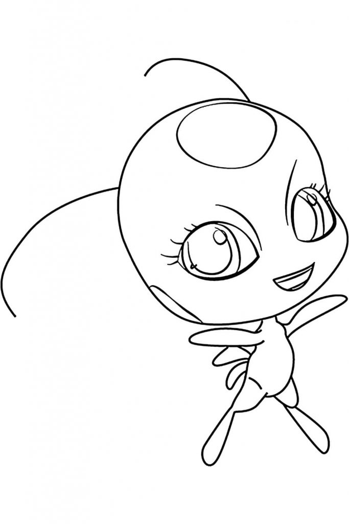 Coloriage tikki à imprimer