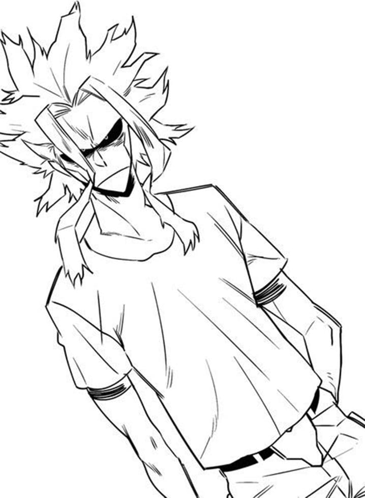 Coloriage All Might