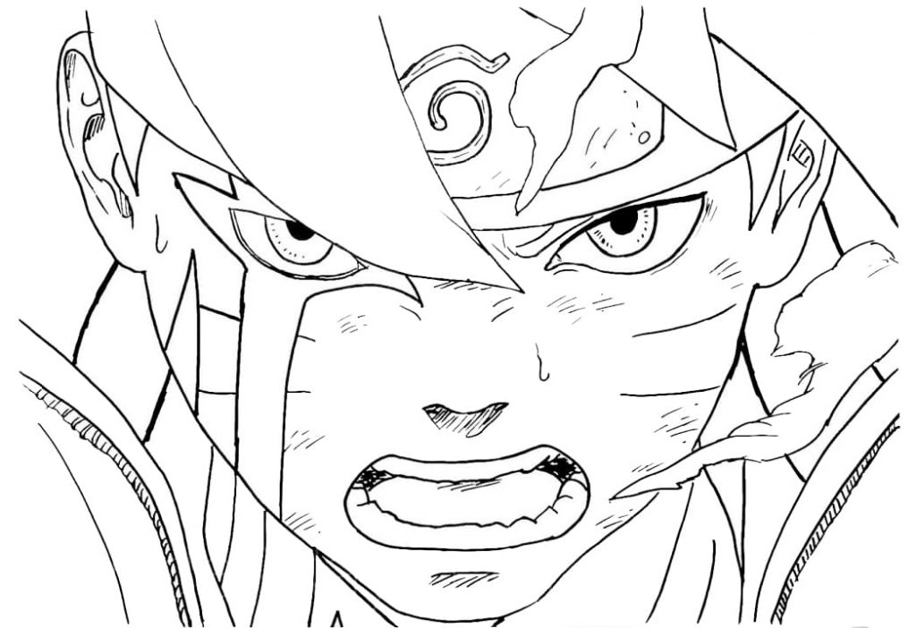 Coloriage Boruto 7 à imprimer