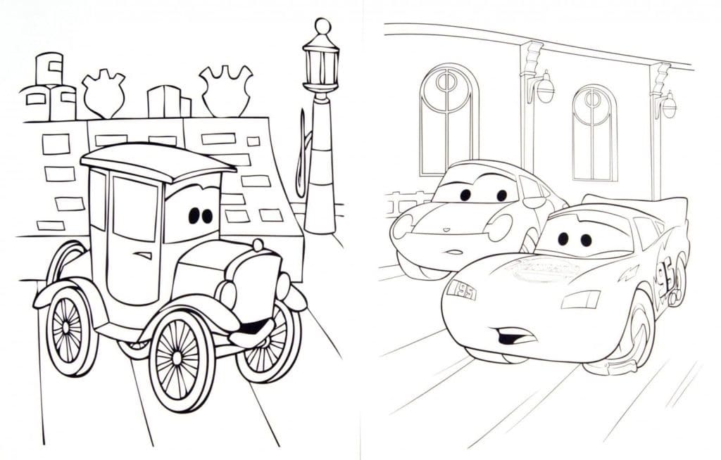 Coloriage cars personnages