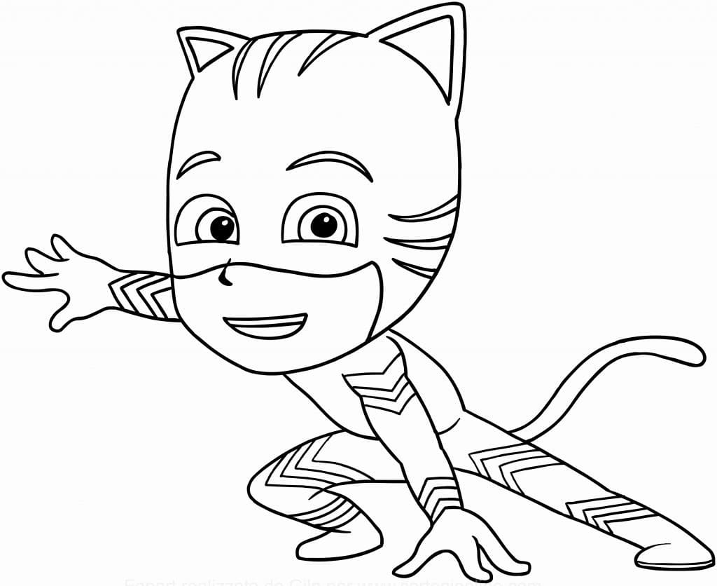 Coloriage catboy de pyjamasques à imprimer