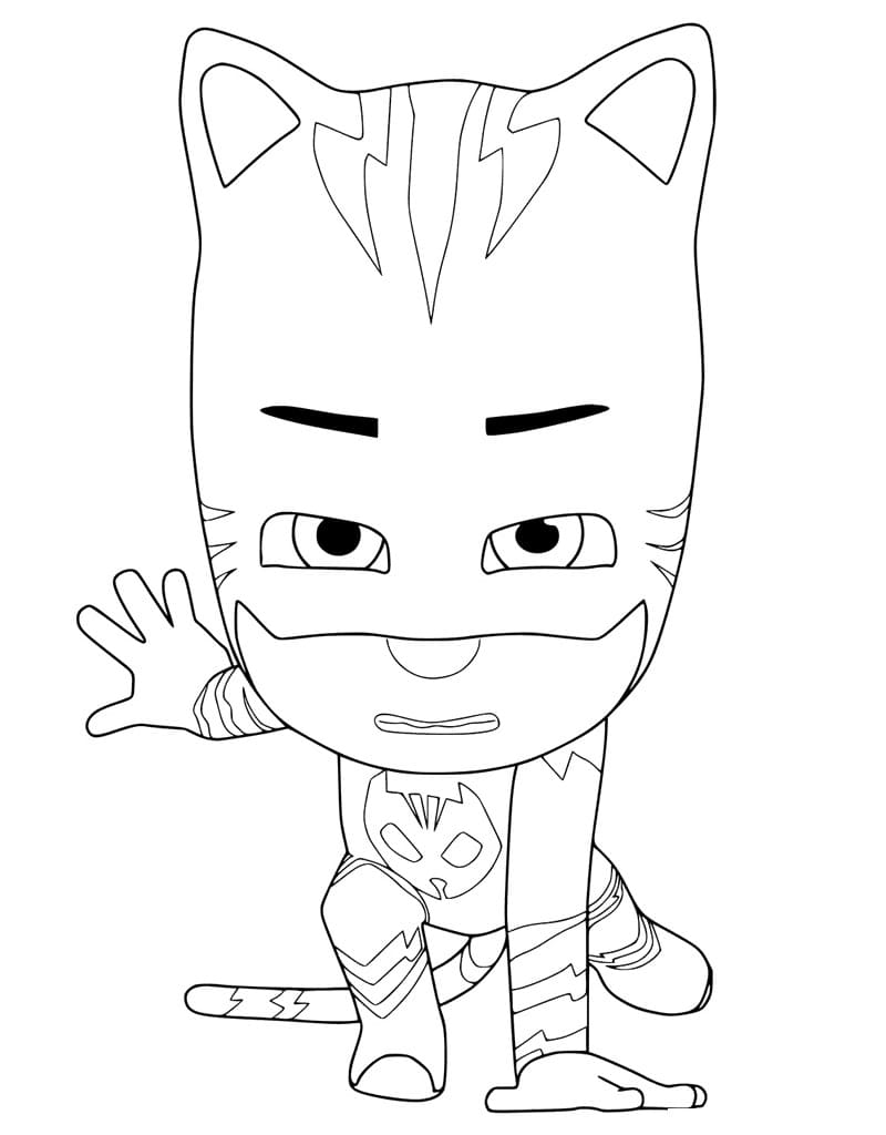 Coloriage catboy pyjamasques à imprimer