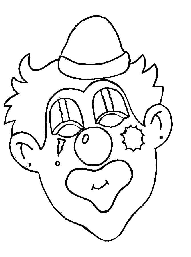 Coloriage clown de cirque 5