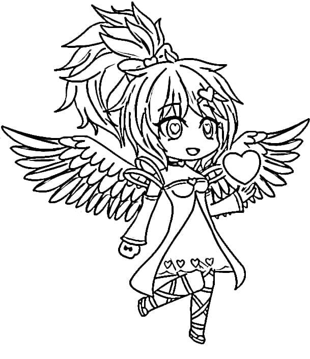 Coloriage gacha life 26