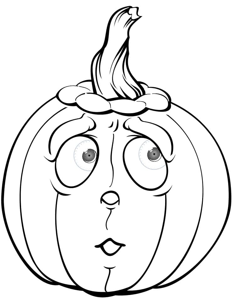 Coloriage halloween citrouille 7