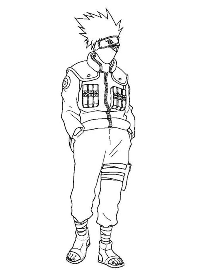 Coloriage Kakashi 2