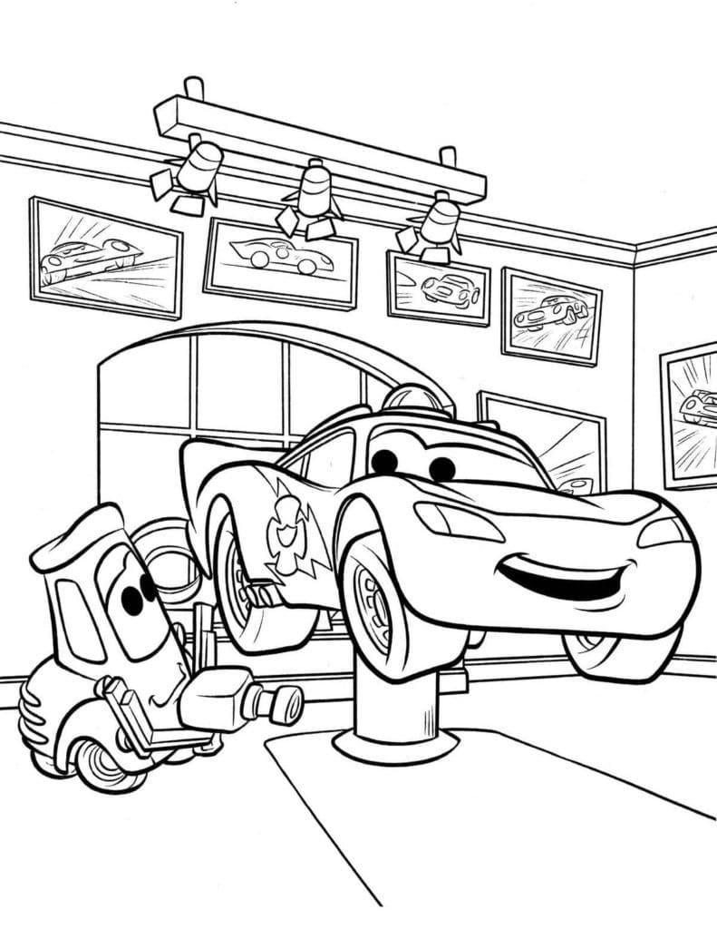 Coloriage Lightning Mcqueen 6-coloriage