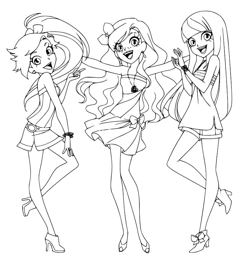 Coloriage lolirock 1 à imprimer