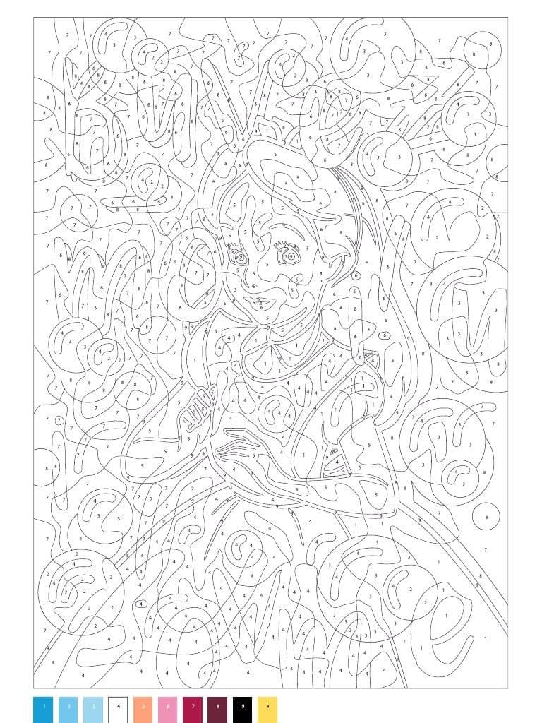 Coloriage mystere disney 3