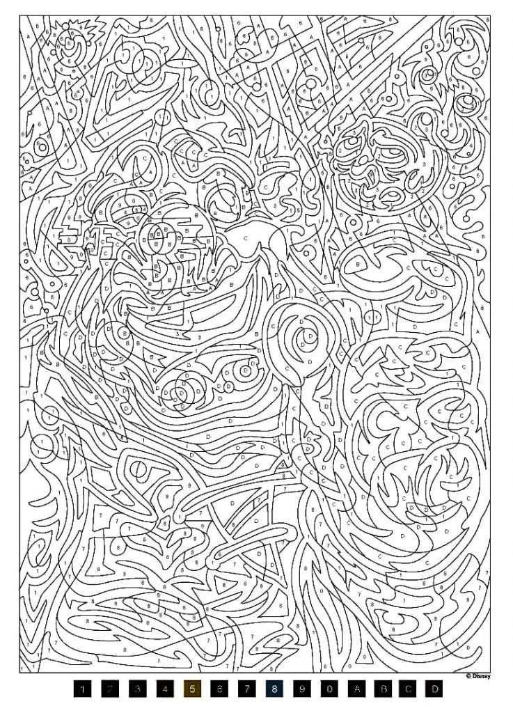 Coloriage mystere disney 7 à imprimer