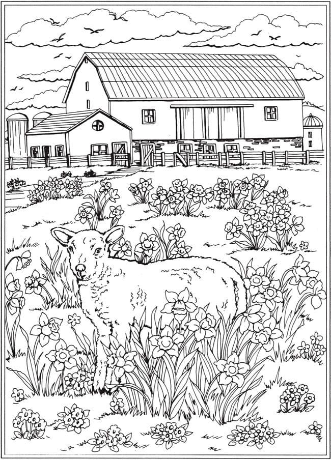 Coloriage Paysage à imprimer