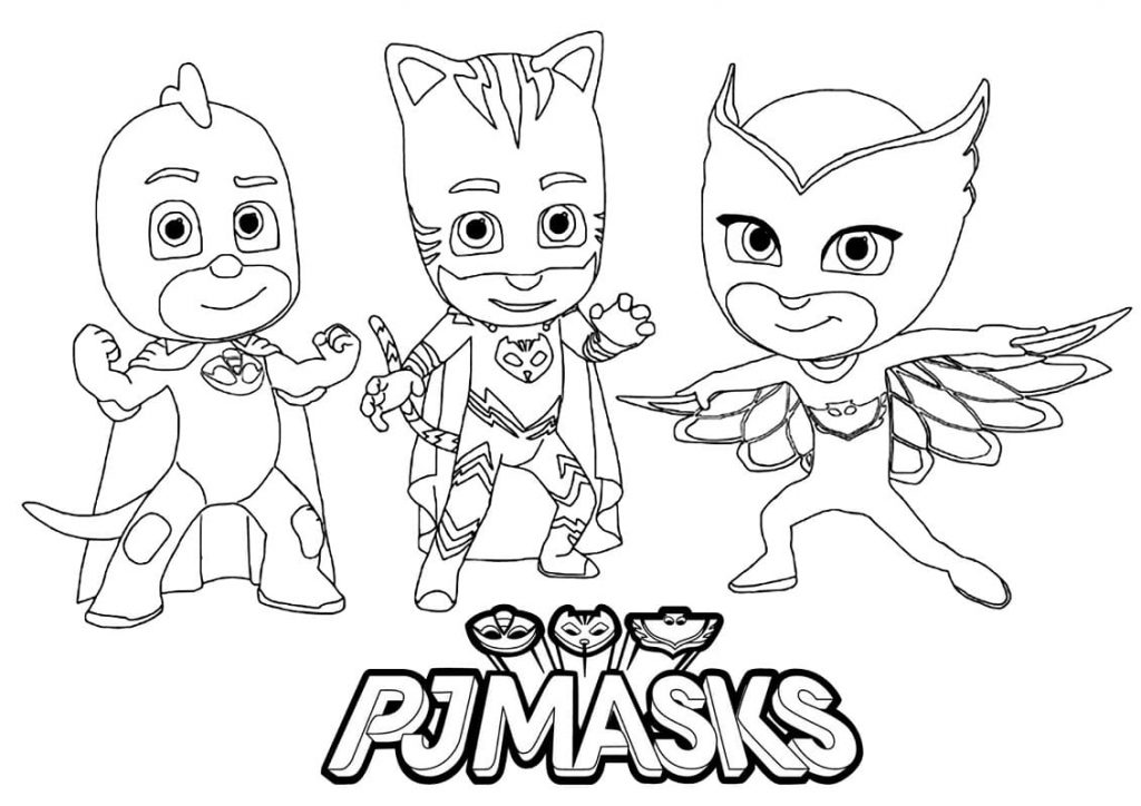 Coloriage pyjamasques 5 à imprimer