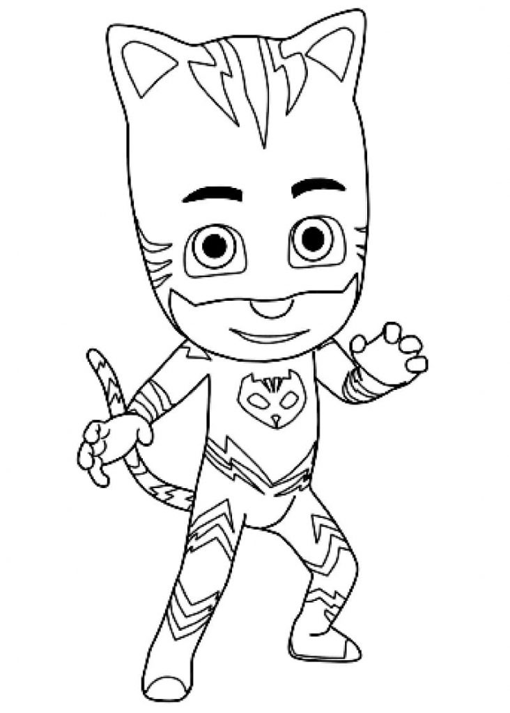 Coloriage pyjamasques catboy à imprimer