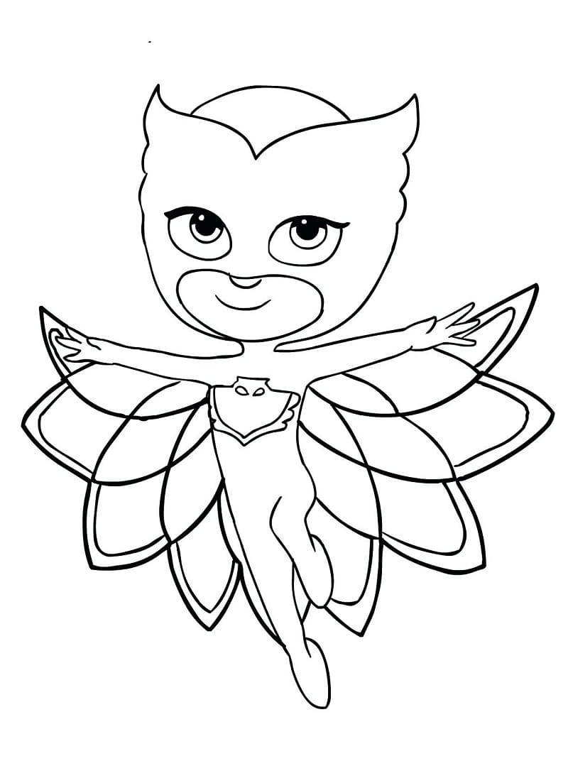 Coloriage pyjamasques owlette