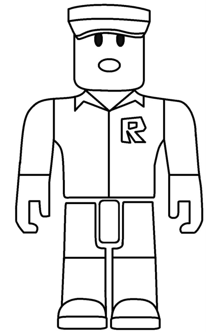 Coloriage roblox 13 à imprimer