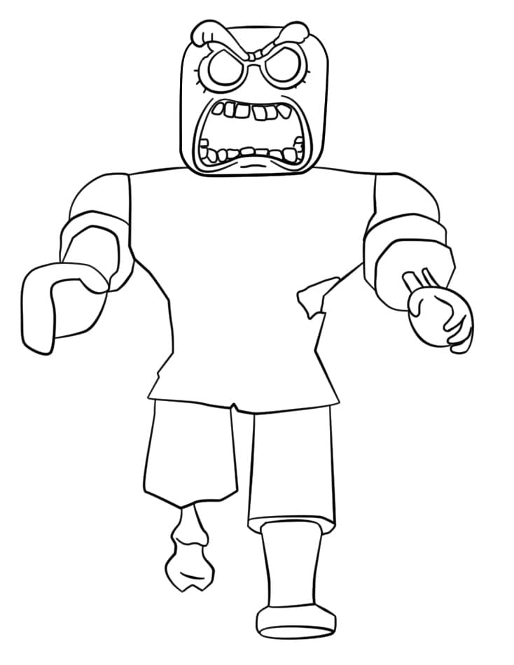 Coloriage roblox 8