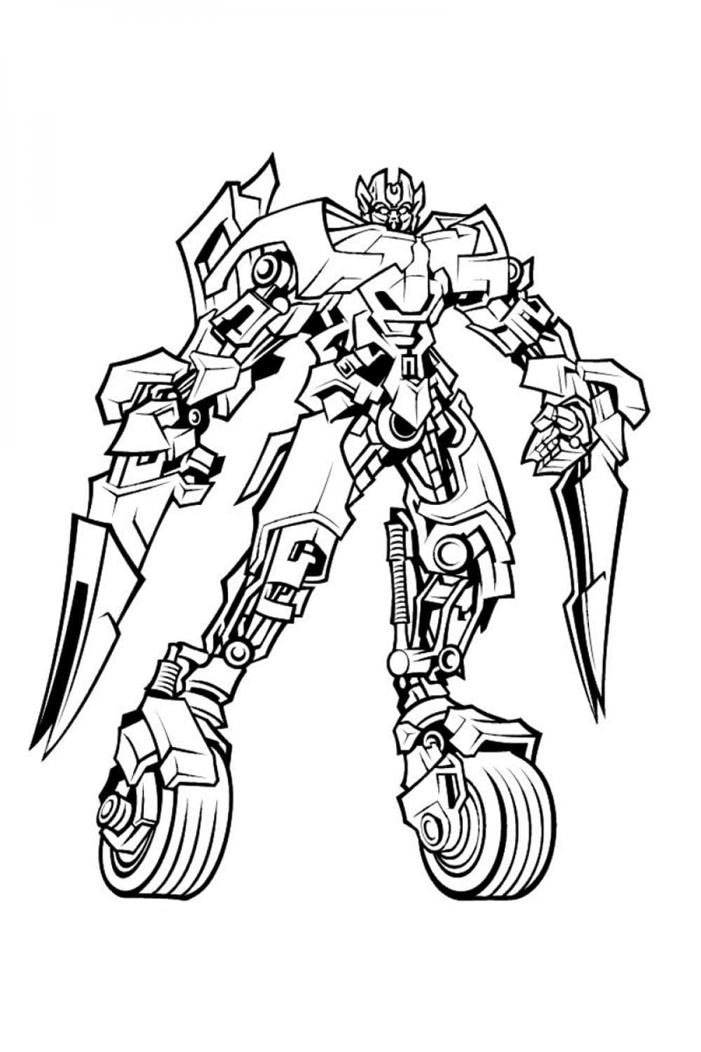 Coloriage transformers 2