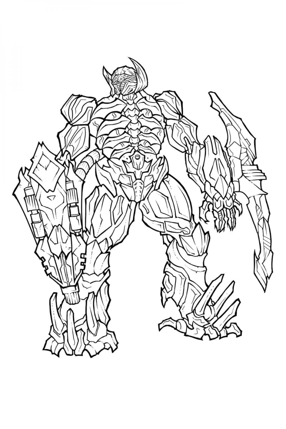 Coloriage transformers 5