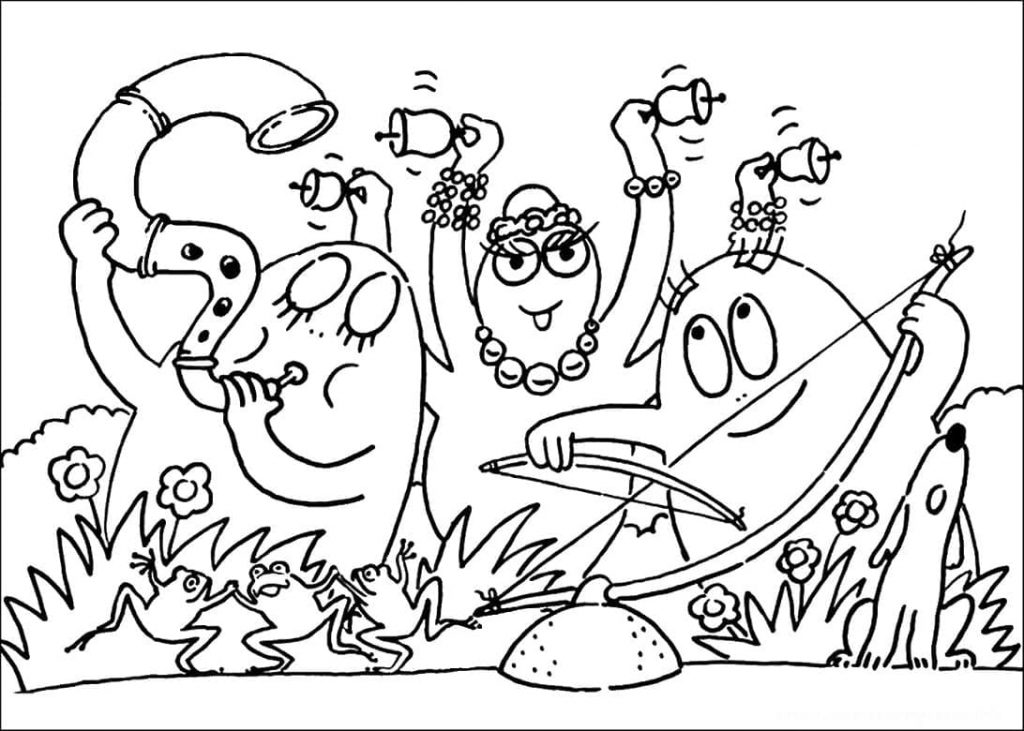 Coloriage barbapapa 10 à imprimer